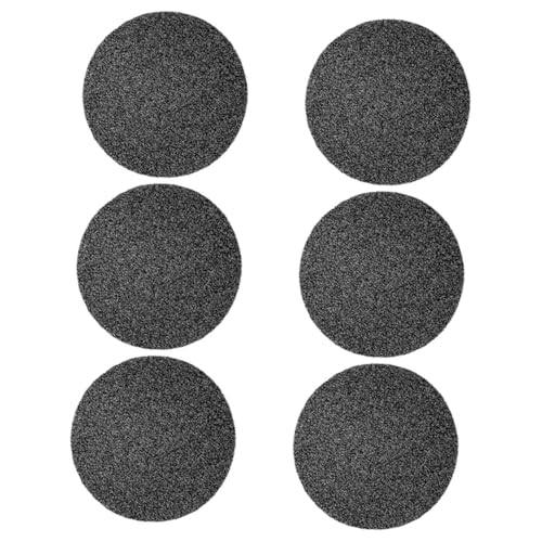Ciieeo 6 Stück Aktivkohlefilter Rund Geruchsfilter für Komposteimer und Biomülleimer Ersatzfilter für Küchen Kompostbehälter und Abfallbehälter Filterpads für Mülltonnen Innen und Außen von Ciieeo