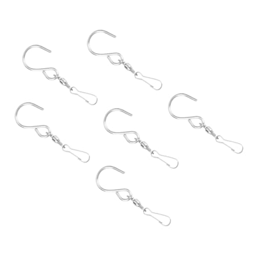 Ciieeo 6 Stück Edelstahl S Haken Drehbar Aufhängung Windspiele Clips Rostfrei Korrosionsbeständig Für Garten Party Deko Organisieren Ciieeo 6 Stück Edelstahl S Haken Drehbar Aufhängung Windspiele Clips Rostfrei Korrosionsbeständig Für Garten Party Deko Organisieren von Ciieeo