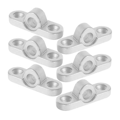 Ciieeo 6 Stück Mauer Özelett -zubehör Markisenklammern Baldachin Halterung Bimini-top-Hardware Markisenwandhalterung Für Einziehbare Markisen Baldachinarmaturen Rostfreier Silber von Ciieeo