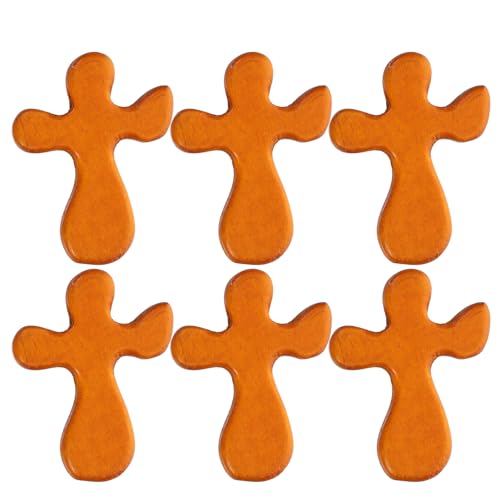 Ciieeo 6 Stück Taschenkreuz aus Holz: Tragbares Miniatur-Halte- und Gebetskreuz – rustikales religiöses Holzornament für Reisekomfort und tägliche Meditation Ciieeo 6 Stück Taschenkreuz aus Holz: Tragbares Miniatur-Halte- und Gebetskreuz – rustikales religiöses Holzornament für Reisekomfort und tägliche Meditation von Ciieeo