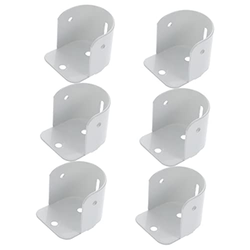 Ciieeo Kleiderstangenhalterung 6 Stück Heavy Duty Metall Für Kleiderstangen Und Duschvorhänge Weiß Einfache Montage Robust Und Langlebig Ciieeo Kleiderstangenhalterung 6 Stück Heavy Duty Metall Für Kleiderstangen Und Duschvorhänge Weiß Einfache Montage Robust Und Langlebig von Ciieeo