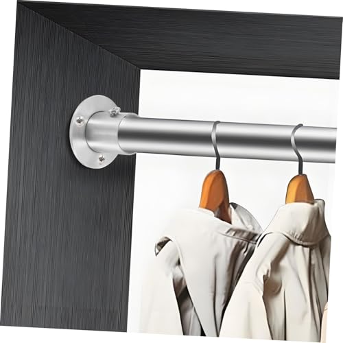 Ciieeo 6 Stück Teiliges Edelstahl Schrankstangenhalter Robuste Halterung mit Festem Flanschsockel für Gardinen Duschvorhangstangen Einfache Befestigung Vielseitig Einsetzbar für von Ciieeo