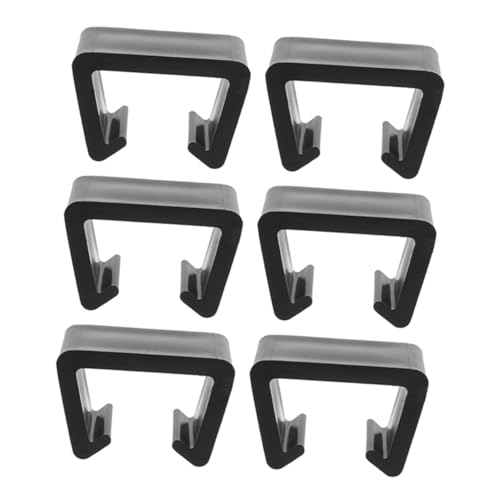 Ciieeo 6 Stück Teiliges Patio Sofa Clips aus Formstabilem Kunststoff mit Antirutsch Design Verbindende Klammern für Outdoor Rattan Gartenmöbel Flexible Ecksofa Verbinder für Terrasse und von Ciieeo