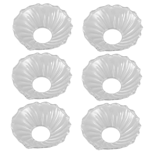 Ciieeo 6 Stück Teiliges Transparenter Wachsauffänger für Kerzen Eleganter Tropfschutz aus für Stabkerzen für Feste und Heimdekoration Stilvoller Wachsstopper mit Ästhetischem Design Ciieeo 6 Stück Teiliges Transparenter Wachsauffänger für Kerzen Eleganter Tropfschutz aus für Stabkerzen für Feste und Heimdekoration Stilvoller Wachsstopper mit Ästhetischem Design von Ciieeo