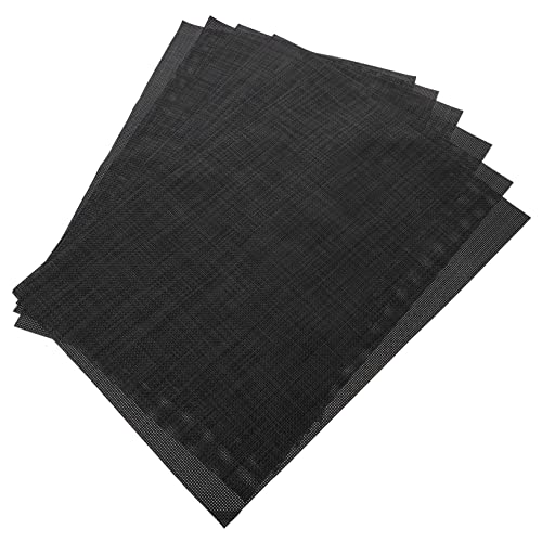 Ciieeo PVC-tischsets 6er-Pack Nicht- Und Wärmeisolierende Tischsets Und Tischläufer-Set von Ciieeo