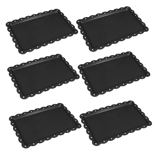 Ciieeo 6 Stück Wiederverwendbare Servierplatten aus Multifunktionale Rechteckige Tabletts für Snacks Früchte Sushi und Desserts für Partys und Feiern Ciieeo 6 Stück Wiederverwendbare Servierplatten aus Multifunktionale Rechteckige Tabletts für Snacks Früchte Sushi und Desserts für Partys und Feiern von Ciieeo