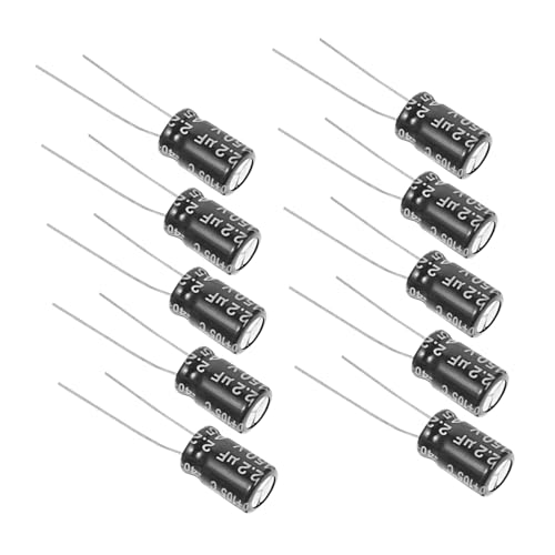 Ciieeo 60 Stück Aluminium elektrolytkondensator Μf Radial Elektrolytkondensatoren für Elektronische Reparatur DIY Stereo Spielkonsole Tv LCD Monitor Mikrowelle von Ciieeo