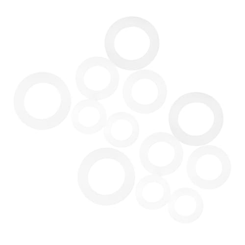 Ciieeo 60 Stück Teiliges Flachdichtungsring Dichtungsringe für Wasserrohr Duschbrause Bellows Rohr Langlebig und Flexibel Geeignet für Sanitäranschlüsse von Ciieeo