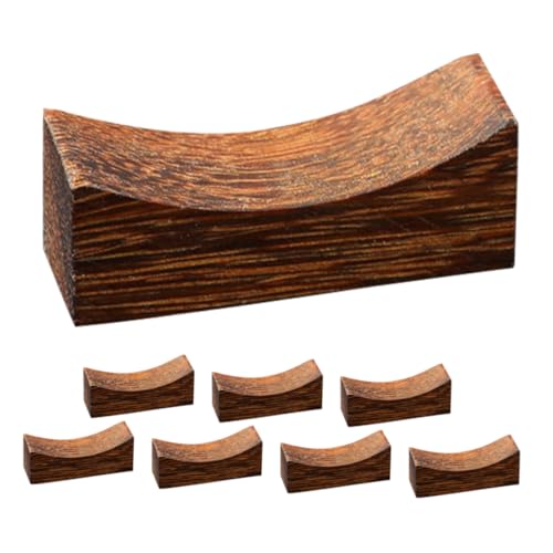 Ciieeo 8 Stück Essstäbchenablage Aus Holz Löffel Küchentisch Löffelablage Essstäbchenständer Aus Holz Essstäbchengabel Essstäbchenhalter Ständer Essstäbchenablage von Ciieeo
