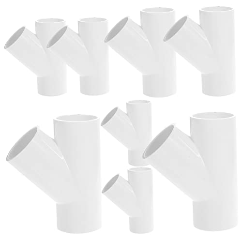 Ciieeo 8 Stück PVC Wasseranschluss Verbinder Robuste Fittings für Verschiedene für Bewässerungssysteme und Klimaanlagen Ciieeo 8 Stück PVC Wasseranschluss Verbinder Robuste Fittings für Verschiedene für Bewässerungssysteme und Klimaanlagen von Ciieeo