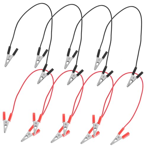Ciieeo 8 Stück Teiliges Doppelseitige Krokodilklemmen Verbindungskabel Leitfähige Drahtleitung für Physiklabor Demo Teaching Robuste Stromkabel Rote und Schwarze Farbkodierung Ciieeo 8 Stück Teiliges Doppelseitige Krokodilklemmen Verbindungskabel Leitfähige Drahtleitung für Physiklabor Demo Teaching Robuste Stromkabel Rote und Schwarze Farbkodierung von Ciieeo