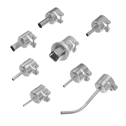 Ciieeo 8 Stück Teiliges Edelstahl Heißluftdüsen Einsetzbar Effektiver Schutz vor Luftleckage Schnelle Montage für Heißluftpistolen und Lötstationen Ciieeo 8 Stück Teiliges Edelstahl Heißluftdüsen Einsetzbar Effektiver Schutz vor Luftleckage Schnelle Montage für Heißluftpistolen und Lötstationen von Ciieeo
