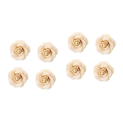 Ciieeo 8 Stück Teiliges Künstliche Leinenblumen Wiederverwendbare DIY Blumenornamente Party und Hochzeitsdeko Beige Handgefertigte Stoffblüten für Festliche Kostüme und Heimdekoration Ciieeo 8 Stück Teiliges Künstliche Leinenblumen Wiederverwendbare DIY Blumenornamente Party und Hochzeitsdeko Beige Handgefertigte Stoffblüten für Festliche Kostüme und Heimdekoration von Ciieeo