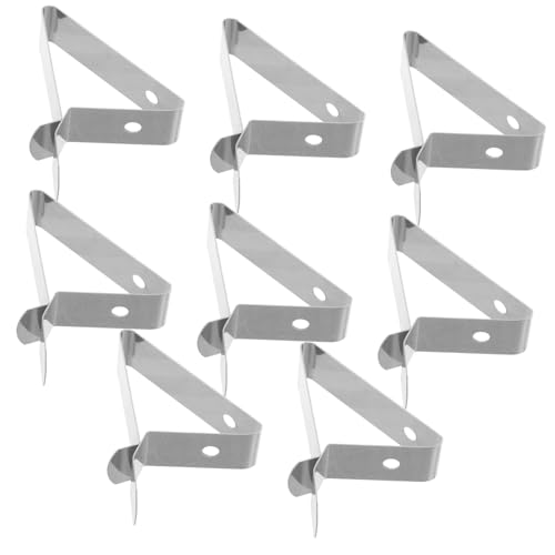 Ciieeo 8 Stück Teiliges Thermometer Clip aus Lebensmittelechtem Hitzebeständige Temperaturfühler Halterung für Grill Kochgeschirr und Kaffeetassen Sichere Fixierung mit Lochdurchmesser von Ciieeo