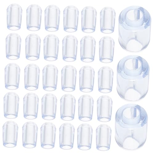 Ciieeo 80 Stück Teiliges Transparentes PVC Spülbecken Ersatzfüße Flexible Schutzfüße für Küchenspüle Gitter Kleine Rutschfeste Spüle Zubehörfüße Installieren Unsichtbar und Stabil von Ciieeo