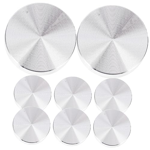 Ciieeo 8Stücke Aluminium Tischadapter Für Glastische Runde Aluminiumkreisscheiben Für Tischplatten Zu Installieren Und Langlebig Für Teetische Und Büromöbel Ciieeo 8Stücke Aluminium Tischadapter Für Glastische Runde Aluminiumkreisscheiben Für Tischplatten Zu Installieren Und Langlebig Für Teetische Und Büromöbel von Ciieeo