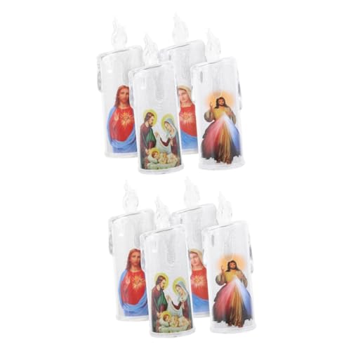 Ciieeo 8stücke Led Jesus Kerzenlicht Für Weihnachten Und Ostern Elektronische Gebetskerzen Ohne Sockel Für Religiöse Zeremonien Und Stimmungsvolle Dekoration Ciieeo 8stücke Led Jesus Kerzenlicht Für Weihnachten Und Ostern Elektronische Gebetskerzen Ohne Sockel Für Religiöse Zeremonien Und Stimmungsvolle Dekoration von Ciieeo