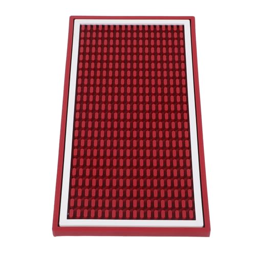 Ciieeo Abflusspolster aus weichem Gummi Cocktail-Service-Matte Hauskaffeematten rutschfeste Barmatte Abtropfmatte für die Kaffeebar Trockenmatte aus Glas PVC von Ciieeo