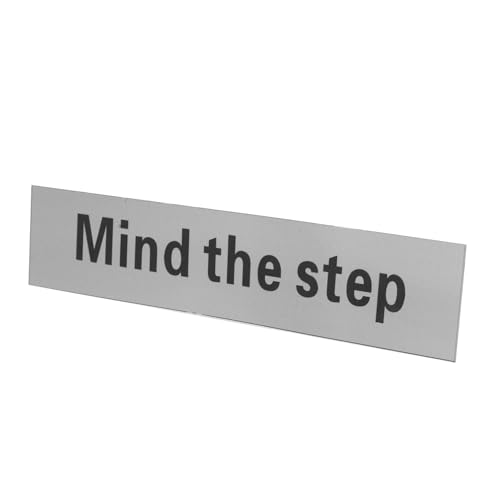 Ciieeo Achten Sie Ihre Schritte Warnschild Sicherheitsschild für Treppen Einfache Installation Langlebig für und Außenbereiche Hohe Sichtbarkeit Vielseitig Einsetzbar von Ciieeo