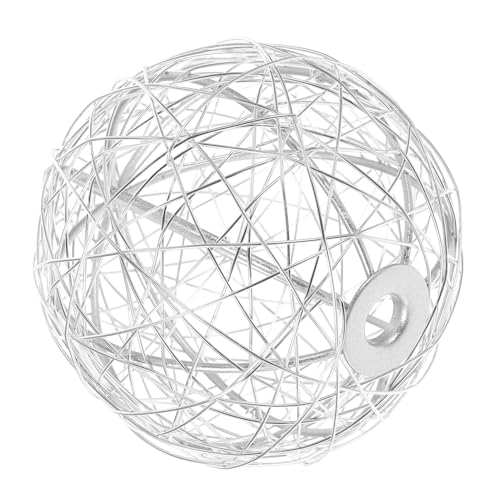 Ciieeo Aluminium Drahtkugel Lampenschirm für Pendelleuchten Robuster und Eleganter Lampenschirm aus Vintage Design für Stecker für Moderne und Rustikale Innenräume von Ciieeo