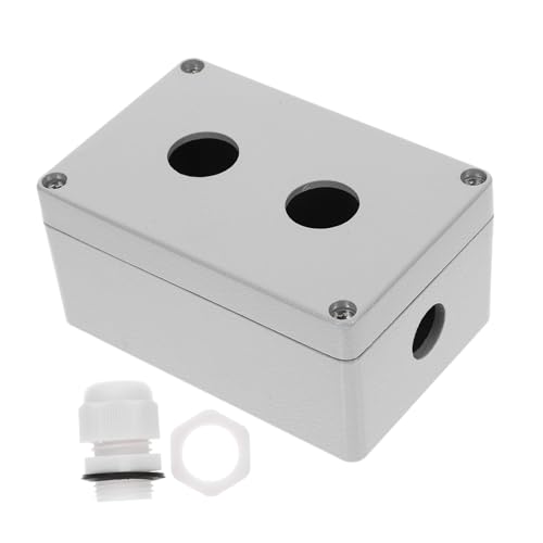 Ciieeo Aluminium Steuerbox mit Not aus Druckknopf Robuste Elektrische Projektbox Installieren Vielseitig Einsetzbar für Industrie und DIY Langlebiges Metallgehäuse Design Ciieeo Aluminium Steuerbox mit Not aus Druckknopf Robuste Elektrische Projektbox Installieren Vielseitig Einsetzbar für Industrie und DIY Langlebiges Metallgehäuse Design von Ciieeo
