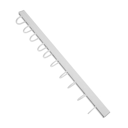 Ciieeo Aluminiumlegierung Medal Hanger mit Verstellbaren Haken Wandmontierter Medaillenhalter Platzsparender Langlebiger Metallständer für Medaillenanzeige und Dekoration Weiß von Ciieeo