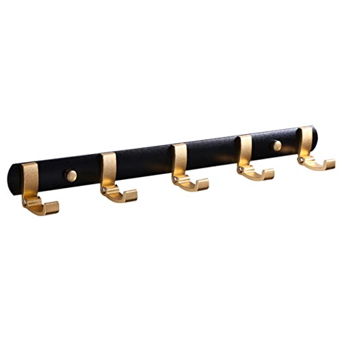 Ciieeo Aluminiumlegierung Wandhakenleiste Fach Klappbar Garderobenhaken Schwarz Gold Modern für Küche Bad Schlafzimmer zur Organisation von Jacken Taschen Handtüchern Ciieeo Aluminiumlegierung Wandhakenleiste Fach Klappbar Garderobenhaken Schwarz Gold Modern für Küche Bad Schlafzimmer zur Organisation von Jacken Taschen Handtüchern von Ciieeo