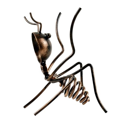 Ciieeo Ant Förmiger Rotweinregal Cocktailhalter Bronze Weinstand für Flaschen und Gläser Kreative Weinaufbewahrung für Zuhause Bar und Restaurant von Ciieeo