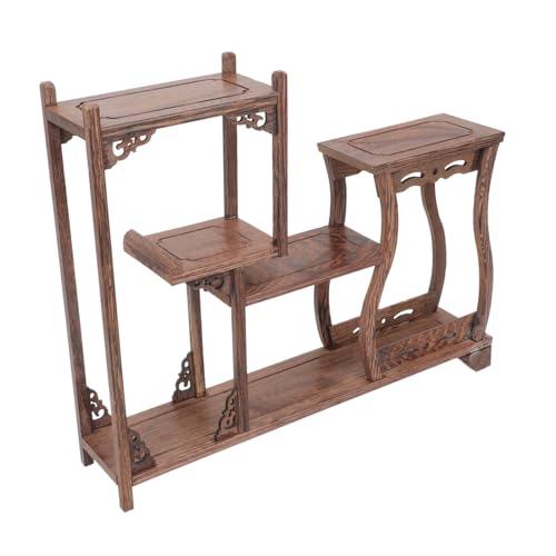 Ciieeo Antikes Regal Aus Holz Holzständer Vintage-ständer Für Teekanister Heimdekoration Holzhandwerk Ciieeo Antikes Regal Aus Holz Holzständer Vintage-ständer Für Teekanister Heimdekoration Holzhandwerk von Ciieeo