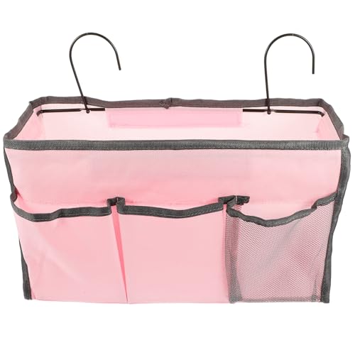 Ciieeo Betttaschen Organizer für Nachttisch Faltbare Aufbewahrungstasche für Handy Buch und Fernbedienung Praktischer Hängebeutel für Schlafzimmerdekoration von Ciieeo