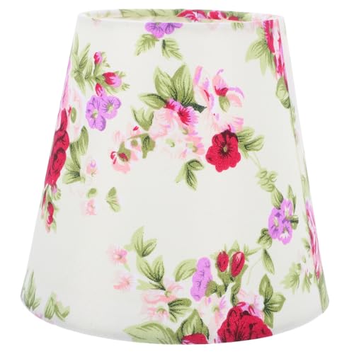 Ciieeo Blumen Lampenschirm Clip Eleganter Stoff Lampenschirm für Glühbirnen für Tischlampen und Schlafzimmer Ersatz mit Liebevollem Design Ciieeo Blumen Lampenschirm Clip Eleganter Stoff Lampenschirm für Glühbirnen für Tischlampen und Schlafzimmer Ersatz mit Liebevollem Design von Ciieeo