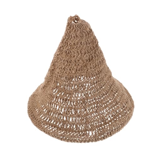 Ciieeo Boho Lampenschirm Handgefertigt aus Natürlichem Hanfseil Verstellbarer Vintage Pendelleuchten-abdeckung Rustikaler Handgewebter Leuchtenschirm für Wohnzimmer Schlafzimmer Esszimmer von Ciieeo