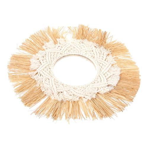 Ciieeo Boho Wandspiegel Rund Handgewebt aus Baumwollseil Dekorativer Hängespiegel im Landhausstil für Wohnzimmer Badezimmer und Schlafzimmer Rustikale Wanddekoration Ciieeo Boho Wandspiegel Rund Handgewebt aus Baumwollseil Dekorativer Hängespiegel im Landhausstil für Wohnzimmer Badezimmer und Schlafzimmer Rustikale Wanddekoration von Ciieeo