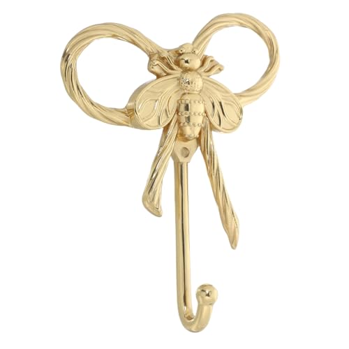 Ciieeo Brass Bee Wandhaken Kreative Bienen Haken für Schlüssel Taschen Kleidung Multifunktionales Wandregal für Eingangsbereich Badezimmer und Schlafzimmer Robustes Design aus Messing Ciieeo Brass Bee Wandhaken Kreative Bienen Haken für Schlüssel Taschen Kleidung Multifunktionales Wandregal für Eingangsbereich Badezimmer und Schlafzimmer Robustes Design aus Messing von Ciieeo