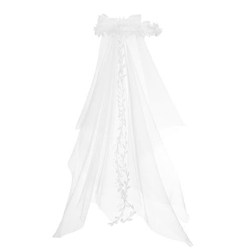 Ciieeo Brautschleier - Brautkopfschmuck Für Die Braut - Blumen-Stirnband-Schleier - Brauthochzeitsschleiernetz - Brautgirlande Ciieeo Brautschleier - Brautkopfschmuck Für Die Braut - Blumen-Stirnband-Schleier - Brauthochzeitsschleiernetz - Brautgirlande von Ciieeo