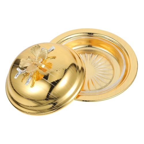 Ciieeo Butterdose aus mit Deckel Europäischer Stil Butterhalter und Snackteller Langlebig Leicht zu Reinigen für Butter Käse und Trockenfrüchte von Ciieeo