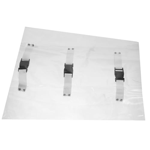 Ciieeo Chair Fußabdeckung Transparent Waschbare Schutzmatte für Zahnarztstuhl Zubehör mit Elastischen Bändern und Stabilen Clips für Kliniken und Praxen von Ciieeo