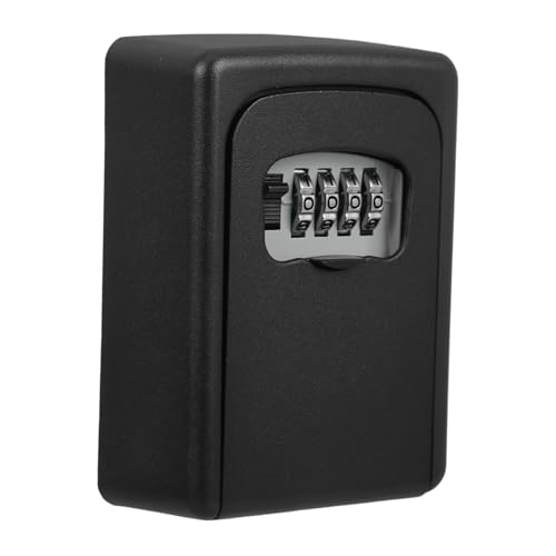 Ciieeo Code-Schlüsselkasten aus Metall Sicherheitsrundenboxen Schlüsselhalter für die Wand Schlüsselversteck im Freien wasserdichte Schlüsselaufbewahrung Key Keeper Schwarz Ciieeo Code-Schlüsselkasten aus Metall Sicherheitsrundenboxen Schlüsselhalter für die Wand Schlüsselversteck im Freien wasserdichte Schlüsselaufbewahrung Key Keeper Schwarz von Ciieeo
