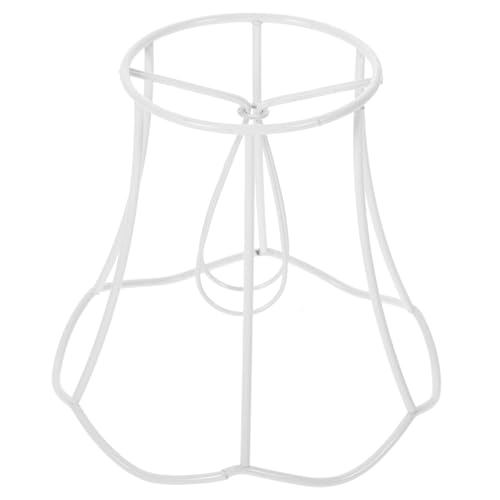Ciieeo DIY Lampenschirmrahmen aus Stabilem Metall Kreatives Tischlampenzubehör Einfache Montage Glatte Kanten Widerstandsfähig gegen Verformung Geeignet für Schreibtisch und Tischlampen von Ciieeo