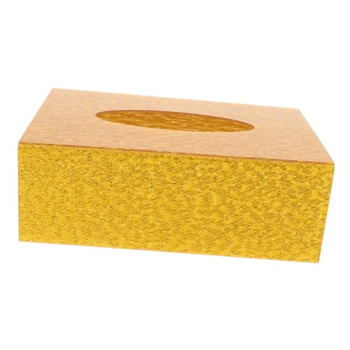Ciieeo Dekorative Kunststoff Tissue Box Robuster Haushalts Taschentuchspender Eleganter Servietten Organizer für Wohnzimmer Badezimmer Restaurant Praktische Aufbewahrungsbox von Ciieeo