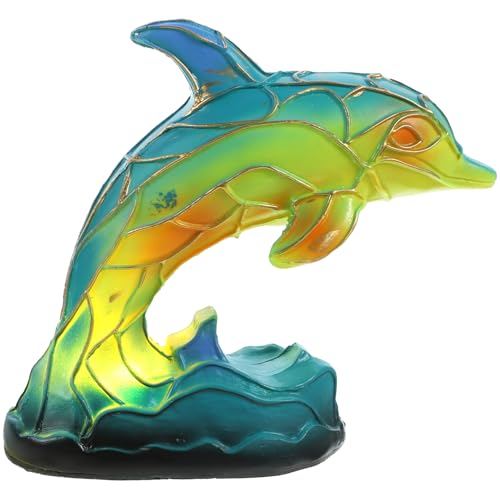 Ciieeo Delfin Tischlampe aus Resin Moderne Nachtlampe für Schlafzimmer und Wohnzimmer Ästhetische Schreibtischleuchte mit Warmem Licht Einzigartiges für Frauen Langlebig und Dekorativ Ciieeo Delfin Tischlampe aus Resin Moderne Nachtlampe für Schlafzimmer und Wohnzimmer Ästhetische Schreibtischleuchte mit Warmem Licht Einzigartiges für Frauen Langlebig und Dekorativ von Ciieeo