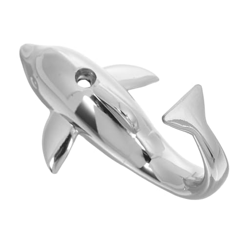 Ciieeo Delfin Wandhaken Dekorative Metallhaken für Maritimen Robuste Aufhänger für Kleidung Handtücher und Hüte für Eingangsbereich und Wohnzimmer von Ciieeo