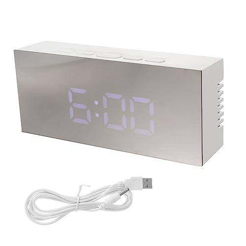 Ciieeo Digitaler Spiegel Alarm Clock mit Temperaturanzeige LED Tischuhr für Schlafzimmer Wohnzimmer Büro und Datumsanzeige Energiesparmodus Einfache Bedienung Ciieeo Digitaler Spiegel Alarm Clock mit Temperaturanzeige LED Tischuhr für Schlafzimmer Wohnzimmer Büro und Datumsanzeige Energiesparmodus Einfache Bedienung von Ciieeo