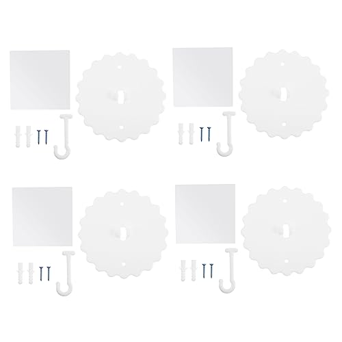 Ciieeo Dome Net Sticky Hook Selbstklebende Deckenhaken für Moskitonetz Einfache Installation Weiß für Betthimmel und Baldachin Langlebiges Plastikmaterial von Ciieeo