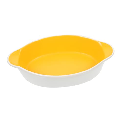 Ciieeo Doppelhenkel Backform aus Keramik Mikrowellen und Ofenfest Servierschale für Gemüse und Pasta Hochwertiges Hitzebeständiges Material für Küche und Tischdekoration Ciieeo Doppelhenkel Backform aus Keramik Mikrowellen und Ofenfest Servierschale für Gemüse und Pasta Hochwertiges Hitzebeständiges Material für Küche und Tischdekoration von Ciieeo