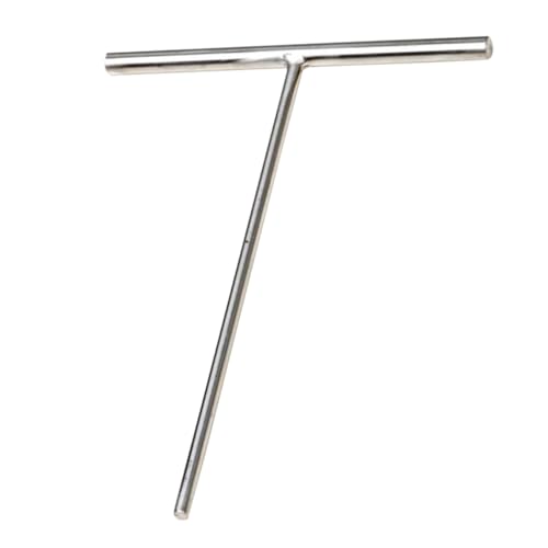 Ciieeo Edelstahl Crepe Spreader T form Pancake Verteiler Küchenhelfer Ergonomisch Leicht Langlebig für Pfannkuchen Eier Bacon Crepes Backzubehör von Ciieeo