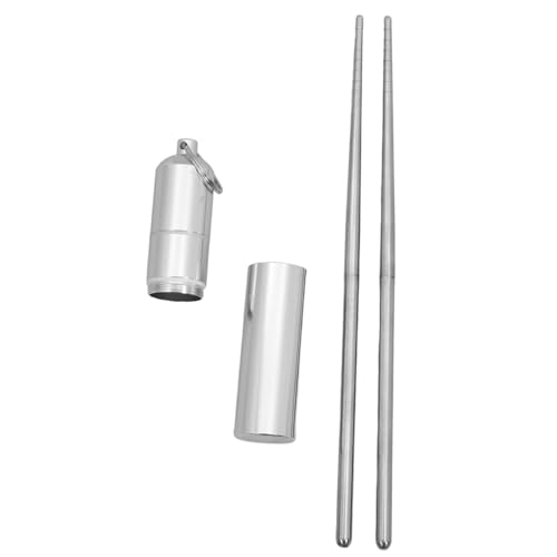 Ciieeo Edelstahl -Essstäbchen -Set Reisestäbchen reisen Dienstprogramm faltbar falten Reiseutensilien aus Edelstahl Küchenbesteck Wiederverwendbare Reiseutensilien mit Etui 304 Ciieeo Edelstahl -Essstäbchen -Set Reisestäbchen reisen Dienstprogramm faltbar falten Reiseutensilien aus Edelstahl Küchenbesteck Wiederverwendbare Reiseutensilien mit Etui 304 von Ciieeo