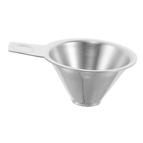 Ciieeo Edelstahl Trichter mit Griff Breiter Mund Einmachglas Trichter Küchen für Gewürze Marmelade Öl Befüllen Spillfrei Langsam zu Reinigen von Ciieeo