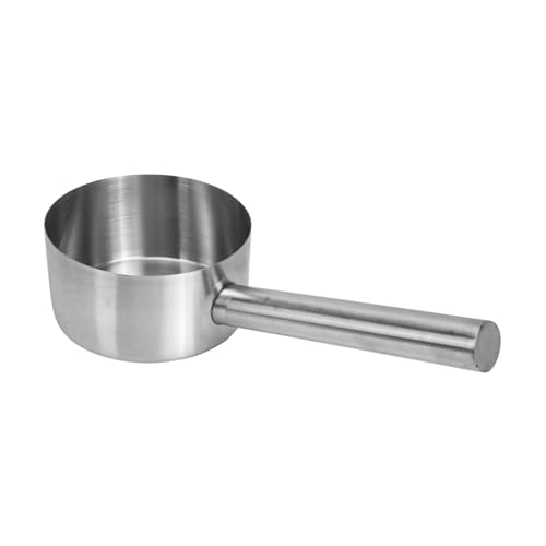 Ciieeo Edelstahl Wasserschöpflöffel mit Ergonomischem Griff Multifunktionaler Küchenschöpfer für Suppe und Wasser Rostfrei Langlebig für Haushalt und Tägliche Küchenanwendungen von Ciieeo