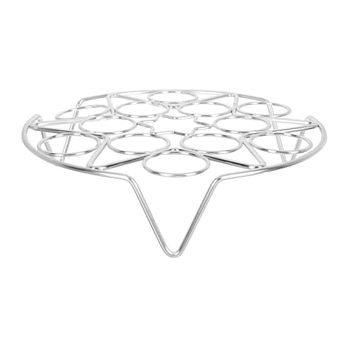 Ciieeo Eier Dampfgareinsatz Multifunktionales Dampfgarer Regal für Töpfe Hitzebeständig mit Fächern für Gleichmäßiges von Gemüse und Eiern Langlebig und Rostfrei von Ciieeo